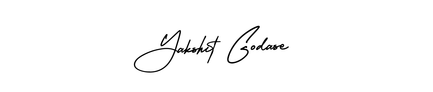 Use a signature maker to create a handwritten signature online. With this signature software, you can design (AmerikaSignatureDemo-Regular) your own signature for name Yakshit Godase. Yakshit Godase signature style 3 images and pictures png