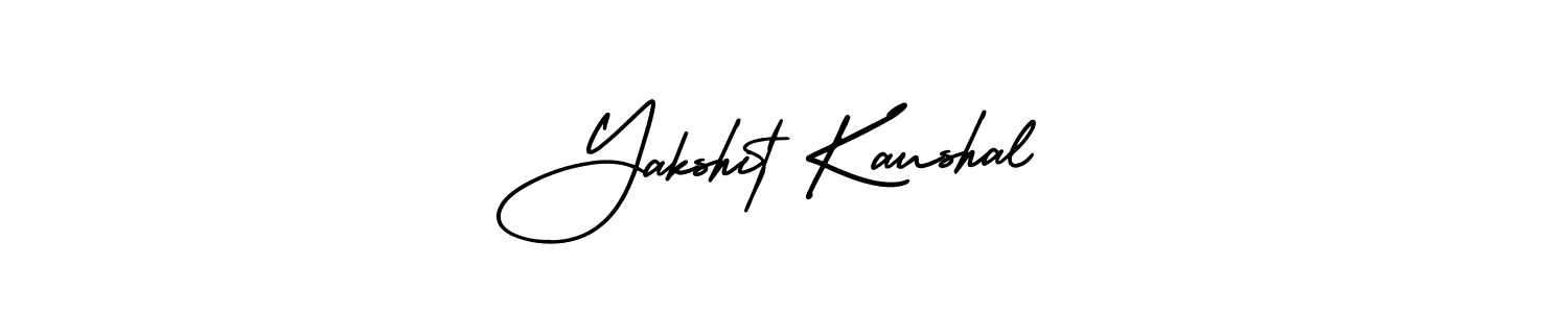 How to Draw Yakshit Kaushal signature style? AmerikaSignatureDemo-Regular is a latest design signature styles for name Yakshit Kaushal. Yakshit Kaushal signature style 3 images and pictures png