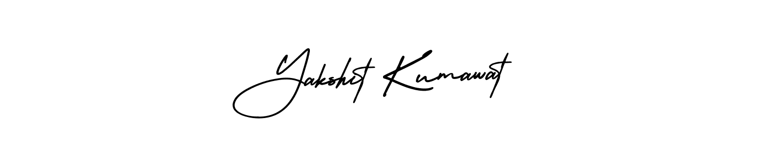 How to make Yakshit Kumawat signature? AmerikaSignatureDemo-Regular is a professional autograph style. Create handwritten signature for Yakshit Kumawat name. Yakshit Kumawat signature style 3 images and pictures png