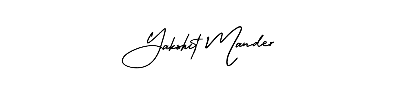 Best and Professional Signature Style for Yakshit Mander. AmerikaSignatureDemo-Regular Best Signature Style Collection. Yakshit Mander signature style 3 images and pictures png