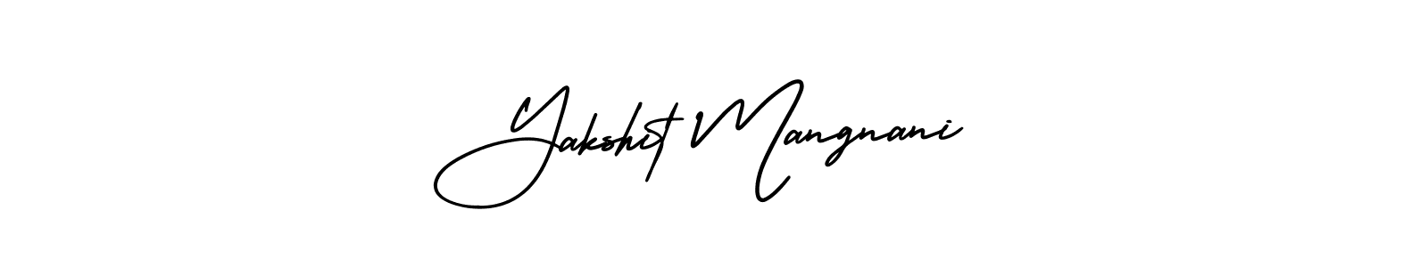 Check out images of Autograph of Yakshit Mangnani name. Actor Yakshit Mangnani Signature Style. AmerikaSignatureDemo-Regular is a professional sign style online. Yakshit Mangnani signature style 3 images and pictures png