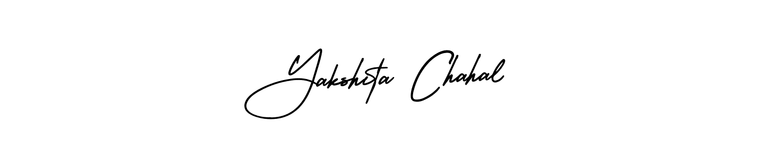 Make a short Yakshita Chahal signature style. Manage your documents anywhere anytime using AmerikaSignatureDemo-Regular. Create and add eSignatures, submit forms, share and send files easily. Yakshita Chahal signature style 3 images and pictures png