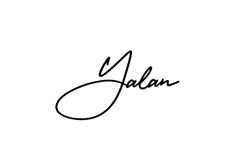 Also we have Yalan name is the best signature style. Create professional handwritten signature collection using AmerikaSignatureDemo-Regular autograph style. Yalan signature style 3 images and pictures png