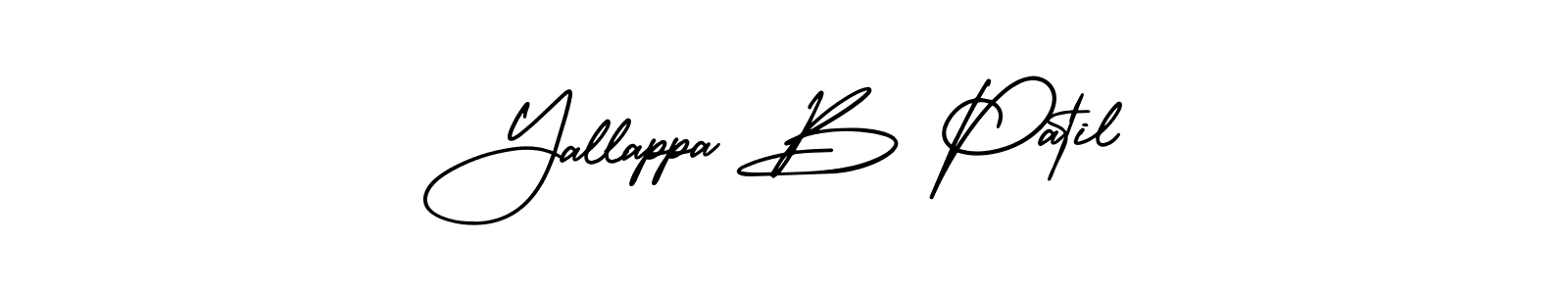 Design your own signature with our free online signature maker. With this signature software, you can create a handwritten (AmerikaSignatureDemo-Regular) signature for name Yallappa B Patil. Yallappa B Patil signature style 3 images and pictures png