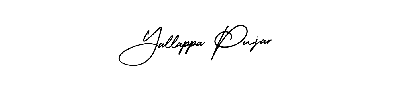 This is the best signature style for the Yallappa Pujar name. Also you like these signature font (AmerikaSignatureDemo-Regular). Mix name signature. Yallappa Pujar signature style 3 images and pictures png