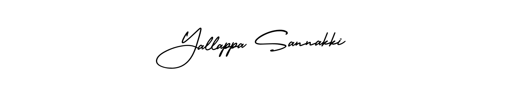 How to make Yallappa Sannakki signature? AmerikaSignatureDemo-Regular is a professional autograph style. Create handwritten signature for Yallappa Sannakki name. Yallappa Sannakki signature style 3 images and pictures png