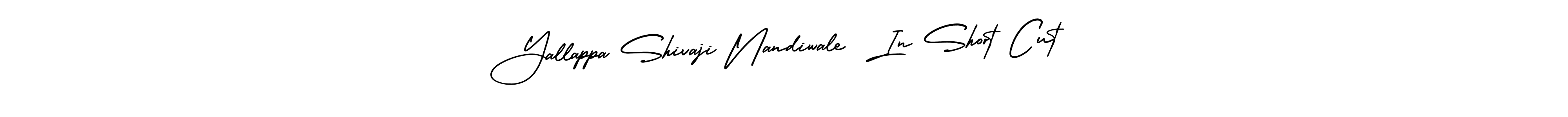 Similarly AmerikaSignatureDemo-Regular is the best handwritten signature design. Signature creator online .You can use it as an online autograph creator for name Yallappa Shivaji Nandiwale  In Short Cut. Yallappa Shivaji Nandiwale  In Short Cut signature style 3 images and pictures png