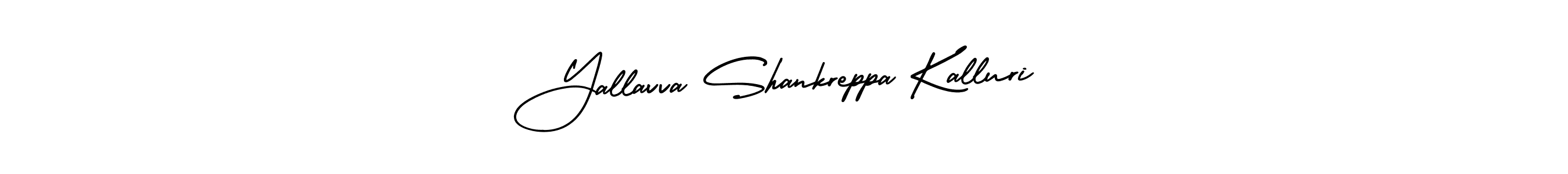 Create a beautiful signature design for name Yallavva Shankreppa Kalluri. With this signature (AmerikaSignatureDemo-Regular) fonts, you can make a handwritten signature for free. Yallavva Shankreppa Kalluri signature style 3 images and pictures png
