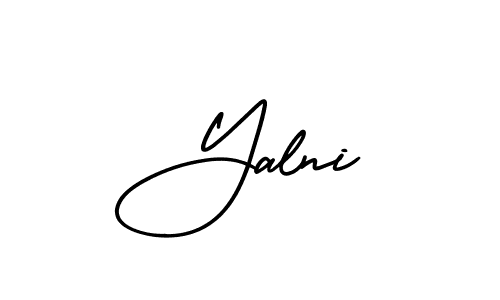 AmerikaSignatureDemo-Regular is a professional signature style that is perfect for those who want to add a touch of class to their signature. It is also a great choice for those who want to make their signature more unique. Get Yalni name to fancy signature for free. Yalni signature style 3 images and pictures png