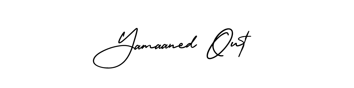 Similarly AmerikaSignatureDemo-Regular is the best handwritten signature design. Signature creator online .You can use it as an online autograph creator for name Yamaaned Out. Yamaaned Out signature style 3 images and pictures png