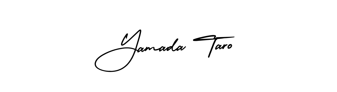 How to make Yamada Taro signature? AmerikaSignatureDemo-Regular is a professional autograph style. Create handwritten signature for Yamada Taro name. Yamada Taro signature style 3 images and pictures png