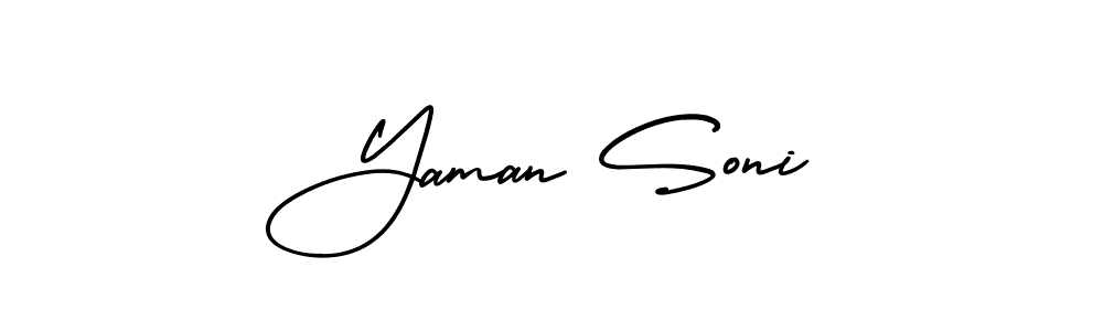 How to Draw Yaman Soni signature style? AmerikaSignatureDemo-Regular is a latest design signature styles for name Yaman Soni. Yaman Soni signature style 3 images and pictures png