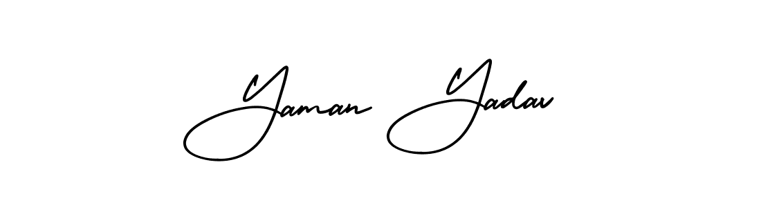 Make a short Yaman Yadav signature style. Manage your documents anywhere anytime using AmerikaSignatureDemo-Regular. Create and add eSignatures, submit forms, share and send files easily. Yaman Yadav signature style 3 images and pictures png