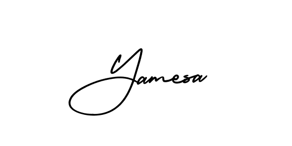 Similarly AmerikaSignatureDemo-Regular is the best handwritten signature design. Signature creator online .You can use it as an online autograph creator for name Yamesa. Yamesa signature style 3 images and pictures png