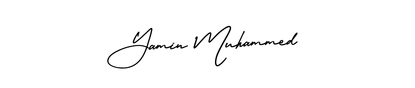 Similarly AmerikaSignatureDemo-Regular is the best handwritten signature design. Signature creator online .You can use it as an online autograph creator for name Yamin Muhammed. Yamin Muhammed signature style 3 images and pictures png