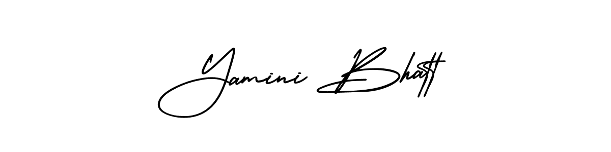 How to make Yamini Bhatt name signature. Use AmerikaSignatureDemo-Regular style for creating short signs online. This is the latest handwritten sign. Yamini Bhatt signature style 3 images and pictures png
