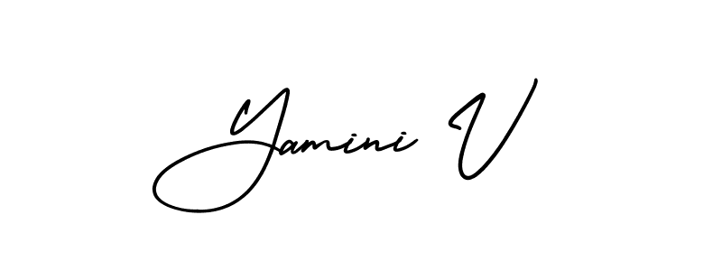 Once you've used our free online signature maker to create your best signature AmerikaSignatureDemo-Regular style, it's time to enjoy all of the benefits that Yamini V name signing documents. Yamini V signature style 3 images and pictures png