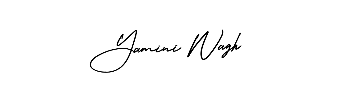 AmerikaSignatureDemo-Regular is a professional signature style that is perfect for those who want to add a touch of class to their signature. It is also a great choice for those who want to make their signature more unique. Get Yamini Wagh name to fancy signature for free. Yamini Wagh signature style 3 images and pictures png