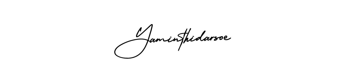 Also You can easily find your signature by using the search form. We will create Yaminthidarsoe name handwritten signature images for you free of cost using AmerikaSignatureDemo-Regular sign style. Yaminthidarsoe signature style 3 images and pictures png