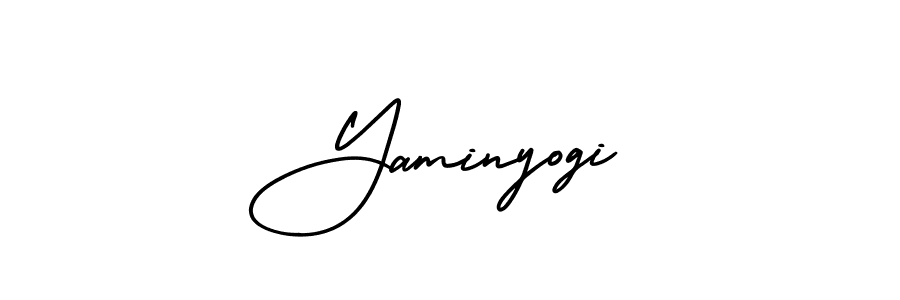 Make a beautiful signature design for name Yaminyogi. With this signature (AmerikaSignatureDemo-Regular) style, you can create a handwritten signature for free. Yaminyogi signature style 3 images and pictures png