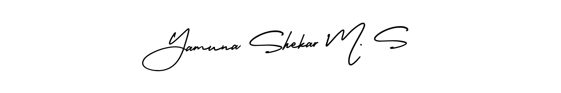 Once you've used our free online signature maker to create your best signature AmerikaSignatureDemo-Regular style, it's time to enjoy all of the benefits that Yamuna Shekar M. S name signing documents. Yamuna Shekar M. S signature style 3 images and pictures png