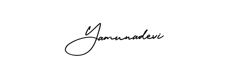 Make a beautiful signature design for name Yamunadevi. Use this online signature maker to create a handwritten signature for free. Yamunadevi signature style 3 images and pictures png