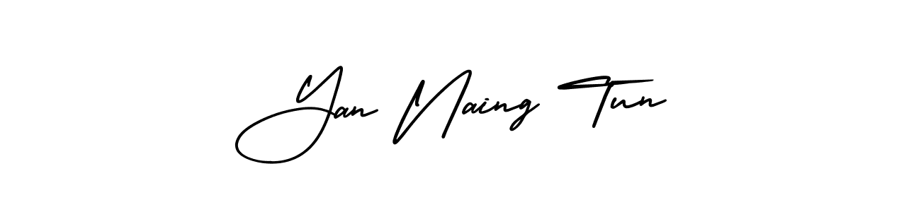 if you are searching for the best signature style for your name Yan Naing Tun. so please give up your signature search. here we have designed multiple signature styles  using AmerikaSignatureDemo-Regular. Yan Naing Tun signature style 3 images and pictures png