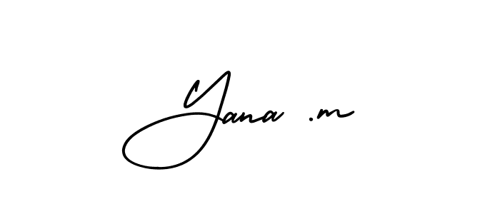 Once you've used our free online signature maker to create your best signature AmerikaSignatureDemo-Regular style, it's time to enjoy all of the benefits that Yana .m name signing documents. Yana .m signature style 3 images and pictures png