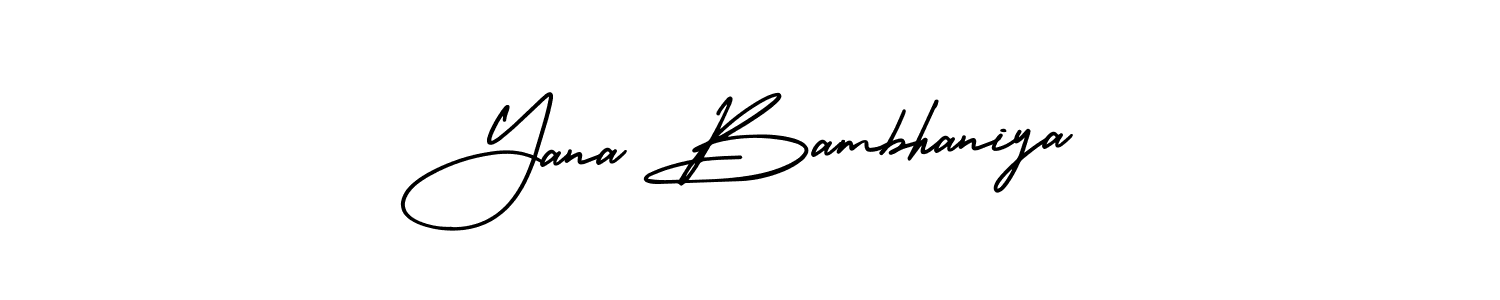 You can use this online signature creator to create a handwritten signature for the name Yana Bambhaniya. This is the best online autograph maker. Yana Bambhaniya signature style 3 images and pictures png