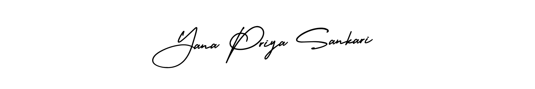 How to Draw Yana Priya Sankari signature style? AmerikaSignatureDemo-Regular is a latest design signature styles for name Yana Priya Sankari. Yana Priya Sankari signature style 3 images and pictures png