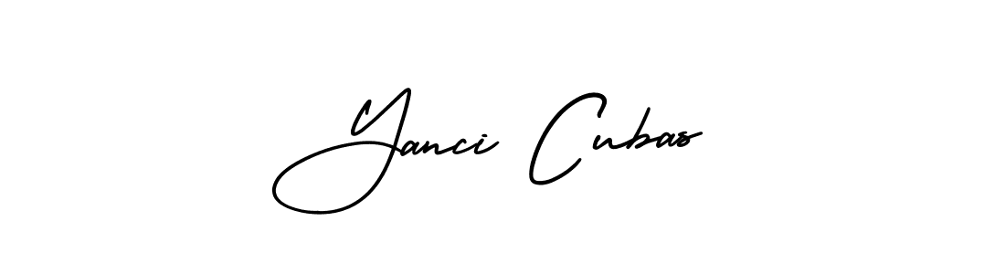 Similarly AmerikaSignatureDemo-Regular is the best handwritten signature design. Signature creator online .You can use it as an online autograph creator for name Yanci Cubas. Yanci Cubas signature style 3 images and pictures png