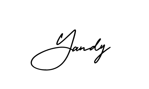 Best and Professional Signature Style for Yandy. AmerikaSignatureDemo-Regular Best Signature Style Collection. Yandy signature style 3 images and pictures png
