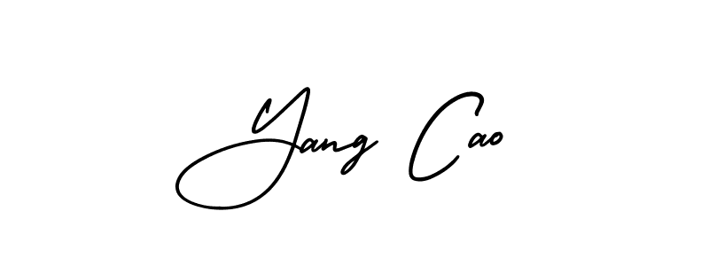 Once you've used our free online signature maker to create your best signature AmerikaSignatureDemo-Regular style, it's time to enjoy all of the benefits that Yang Cao name signing documents. Yang Cao signature style 3 images and pictures png