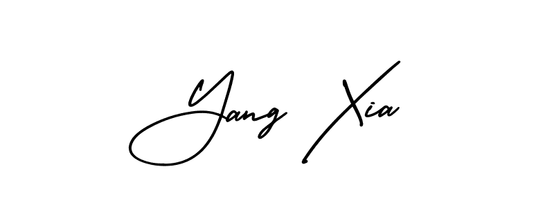 Also we have Yang Xia name is the best signature style. Create professional handwritten signature collection using AmerikaSignatureDemo-Regular autograph style. Yang Xia signature style 3 images and pictures png