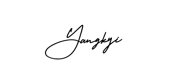 Also we have Yangkyi name is the best signature style. Create professional handwritten signature collection using AmerikaSignatureDemo-Regular autograph style. Yangkyi signature style 3 images and pictures png