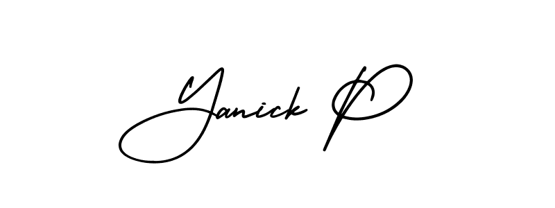 This is the best signature style for the Yanick P name. Also you like these signature font (AmerikaSignatureDemo-Regular). Mix name signature. Yanick P signature style 3 images and pictures png