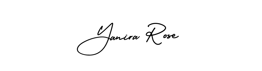 AmerikaSignatureDemo-Regular is a professional signature style that is perfect for those who want to add a touch of class to their signature. It is also a great choice for those who want to make their signature more unique. Get Yanira Rose name to fancy signature for free. Yanira Rose signature style 3 images and pictures png