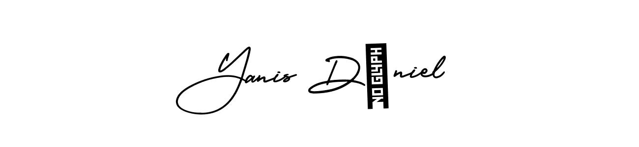 How to make Yanis Déniel name signature. Use AmerikaSignatureDemo-Regular style for creating short signs online. This is the latest handwritten sign. Yanis Déniel signature style 3 images and pictures png