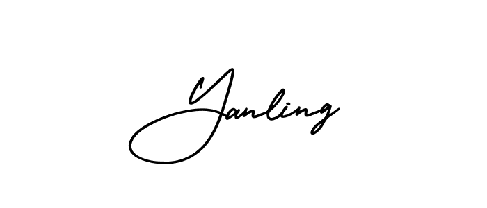 Once you've used our free online signature maker to create your best signature AmerikaSignatureDemo-Regular style, it's time to enjoy all of the benefits that Yanling name signing documents. Yanling signature style 3 images and pictures png