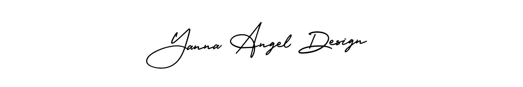 How to make Yanna Angel Design signature? AmerikaSignatureDemo-Regular is a professional autograph style. Create handwritten signature for Yanna Angel Design name. Yanna Angel Design signature style 3 images and pictures png