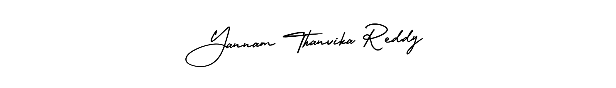 AmerikaSignatureDemo-Regular is a professional signature style that is perfect for those who want to add a touch of class to their signature. It is also a great choice for those who want to make their signature more unique. Get Yannam Thanvika Reddy name to fancy signature for free. Yannam Thanvika Reddy signature style 3 images and pictures png