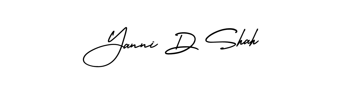 Make a beautiful signature design for name Yanni D Shah. Use this online signature maker to create a handwritten signature for free. Yanni D Shah signature style 3 images and pictures png