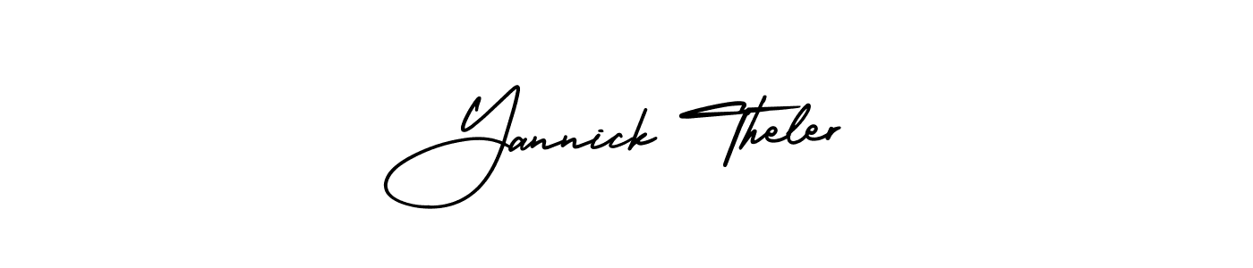Make a beautiful signature design for name Yannick Theler. Use this online signature maker to create a handwritten signature for free. Yannick Theler signature style 3 images and pictures png