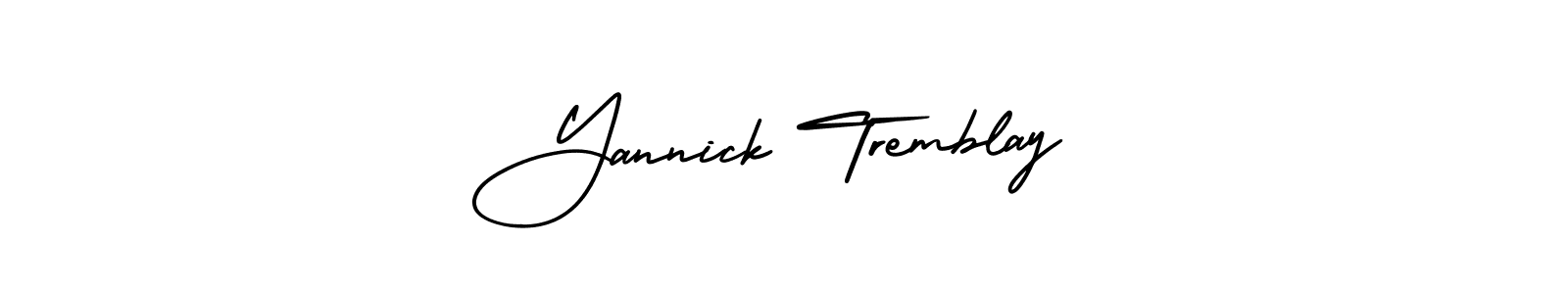 Similarly AmerikaSignatureDemo-Regular is the best handwritten signature design. Signature creator online .You can use it as an online autograph creator for name Yannick Tremblay. Yannick Tremblay signature style 3 images and pictures png