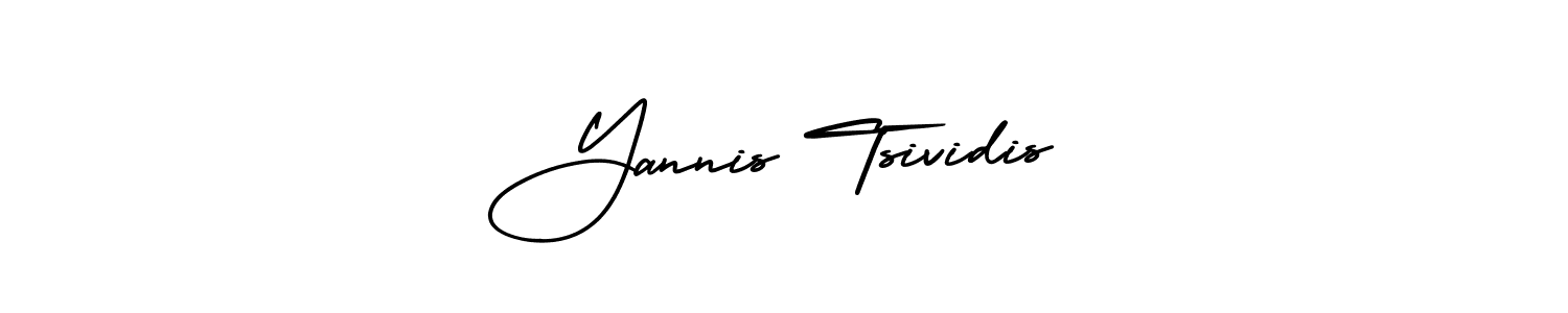 It looks lik you need a new signature style for name Yannis Tsividis. Design unique handwritten (AmerikaSignatureDemo-Regular) signature with our free signature maker in just a few clicks. Yannis Tsividis signature style 3 images and pictures png