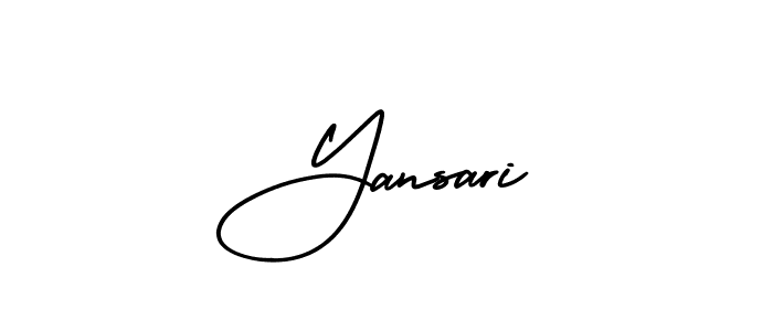 Also You can easily find your signature by using the search form. We will create Yansari name handwritten signature images for you free of cost using AmerikaSignatureDemo-Regular sign style. Yansari signature style 3 images and pictures png
