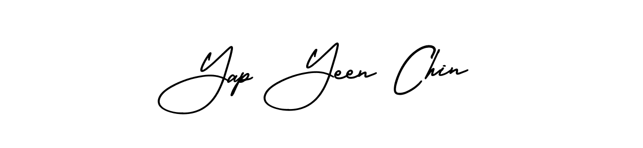 Make a beautiful signature design for name Yap Yeen Chin. With this signature (AmerikaSignatureDemo-Regular) style, you can create a handwritten signature for free. Yap Yeen Chin signature style 3 images and pictures png