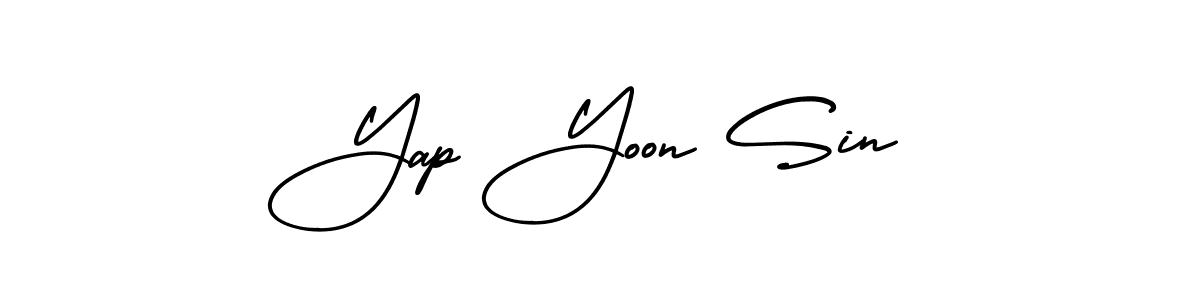 How to make Yap Yoon Sin signature? AmerikaSignatureDemo-Regular is a professional autograph style. Create handwritten signature for Yap Yoon Sin name. Yap Yoon Sin signature style 3 images and pictures png