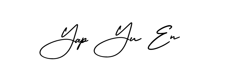 How to Draw Yap Yu En signature style? AmerikaSignatureDemo-Regular is a latest design signature styles for name Yap Yu En. Yap Yu En signature style 3 images and pictures png