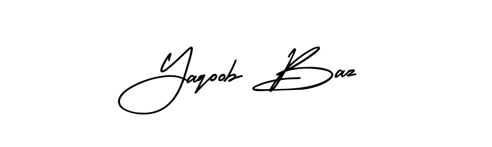 Design your own signature with our free online signature maker. With this signature software, you can create a handwritten (AmerikaSignatureDemo-Regular) signature for name Yaqoob Baz. Yaqoob Baz signature style 3 images and pictures png